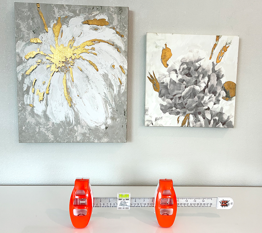 How to Hang Wall Art Straight the First Time